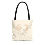 Radiate Love Floral Tote Bag