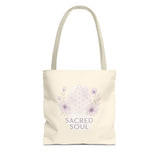 Spiritual Floral Tote Bag