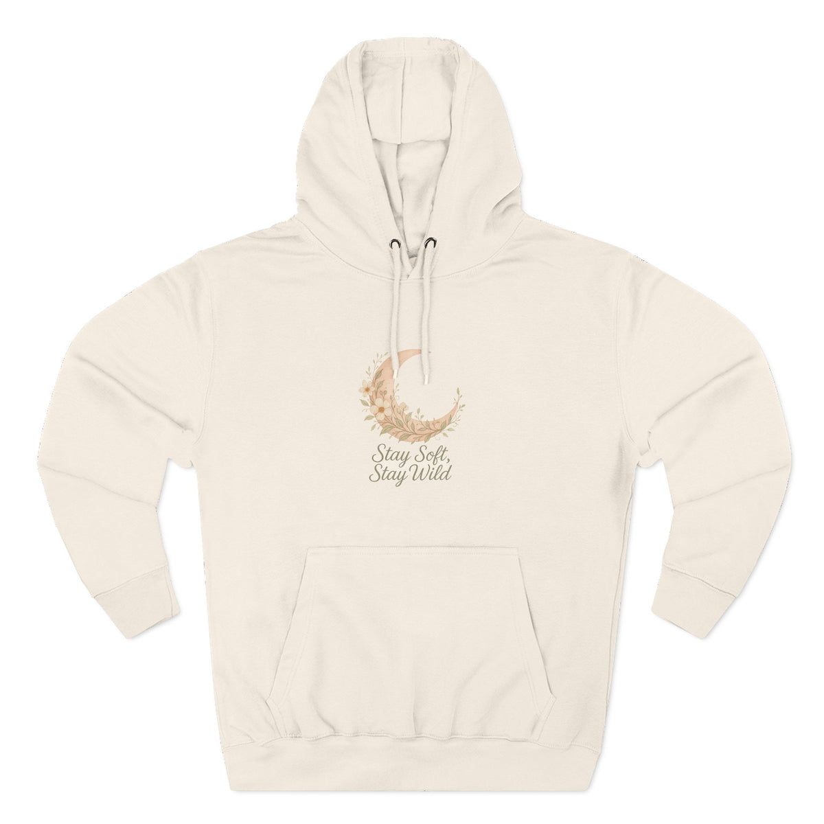Cozy Fleece Hoodie with Inspirational Design