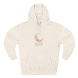 Cozy Fleece Hoodie with Inspirational Design