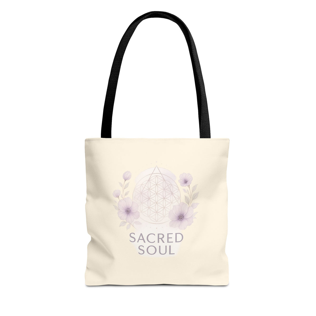 Spiritual Floral Tote Bag