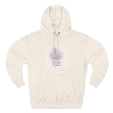 Vibrant Three-Panel Fleece Hoodie