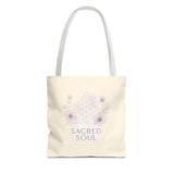 Spiritual Floral Tote Bag
