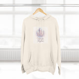 Vibrant Three-Panel Fleece Hoodie