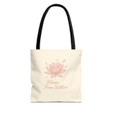 Lotus Bloom Tote Bag