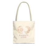 Radiate Love Floral Tote Bag