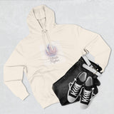 Vibrant Three-Panel Fleece Hoodie