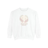 Garment-Dyed Sweatshirt with 'Awaken Your Magic'