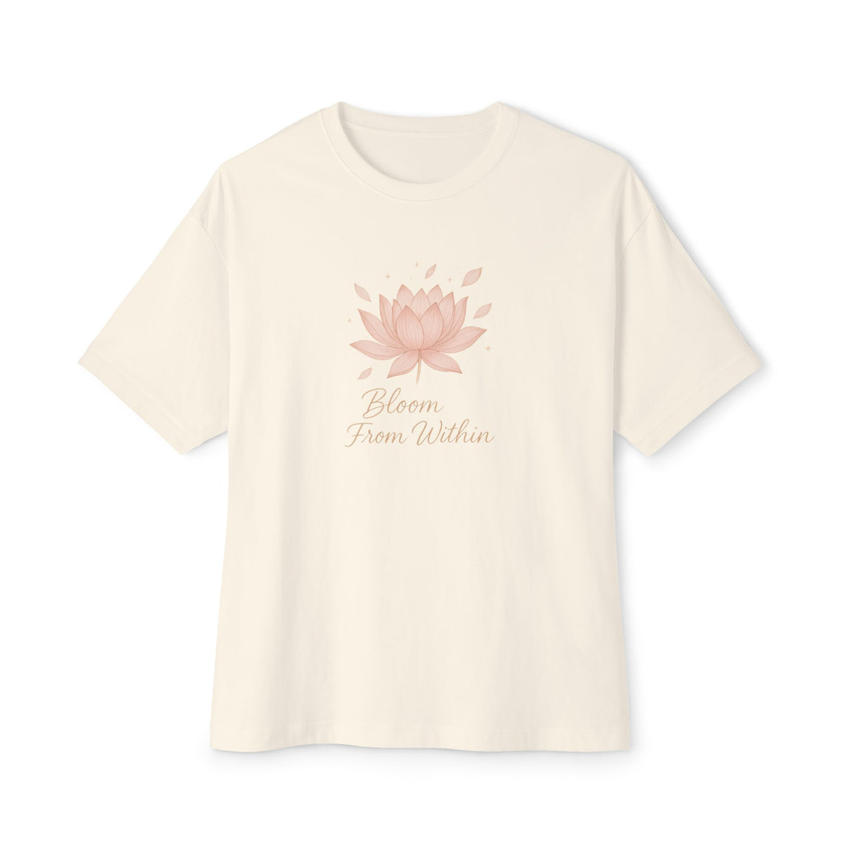 Bloom From Within Unisex Oversized Boxy Tee