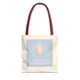 Cosmic Frequency Tote Bag — Celestial Vibes All-Over Print