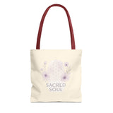 Spiritual Floral Tote Bag