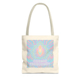Cosmic Frequency Tote Bag — Celestial Vibes All-Over Print