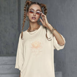 Lotus Blossom Oversized Tee